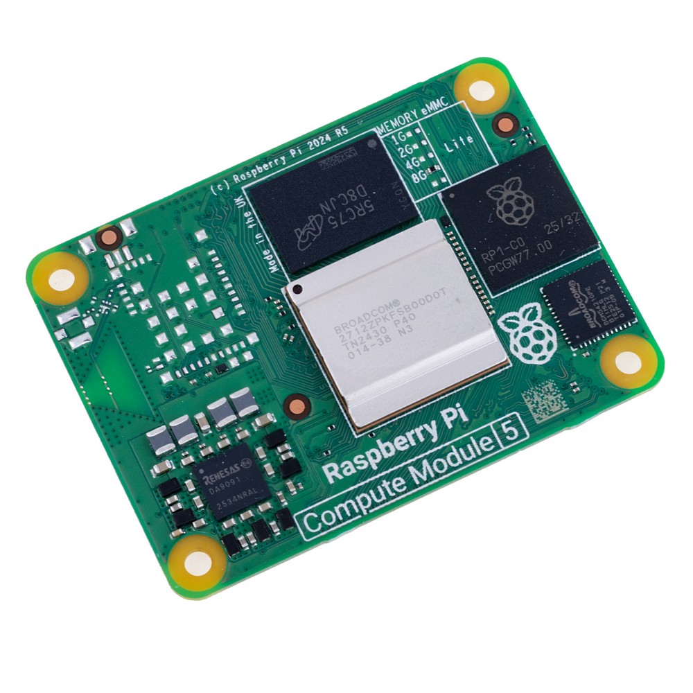 Raspberry Pi Compute Module 5 "CM5", 8GB RAM/Lite, ohne Wi-Fi CM5008000
