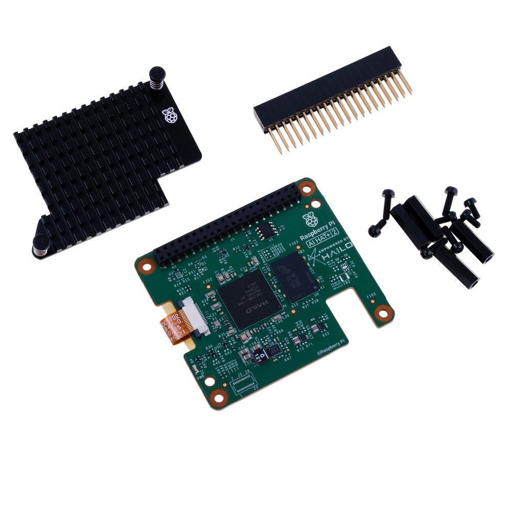 Плата розширення Raspberry Pi AI HAT+ 2, 40 TOPS, Hailo 10H Accelerator Плата розширення Raspberry Pi AI HAT+ 2, 40 TOPS, Hailo 10H Accelerator