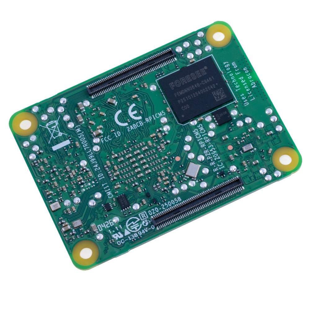 Raspberry Pi Compute Module 5 "CM5" 4GB RAM/64GB eMMC, Wi-Fi, CM5104064 Raspberry Pi Compute Module 5 "CM5" 4GB RAM/64GB eMMC, Wi-Fi, CM5104064