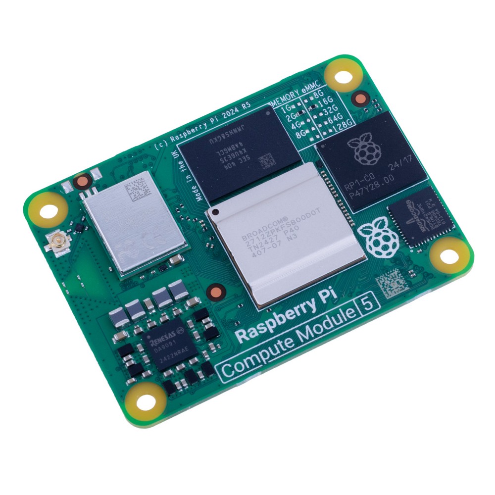 Raspberry Pi Compute Module 5 "CM5" 2ГБ RAM/16ГБ eMMC, Wi-Fi