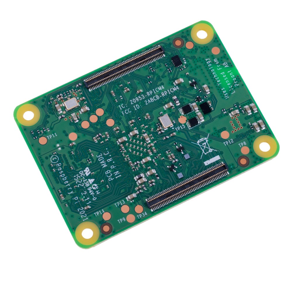 Мікрокомп'ютер Raspberry Pi Compute Module 4, 4GB RAM, 8GB eMMC з Wi-Fi (CM4104008) Мікрокомп'ютер Raspberry Pi Compute Module 4, 4GB RAM, 8GB eMMC з Wi-Fi (CM4104008)