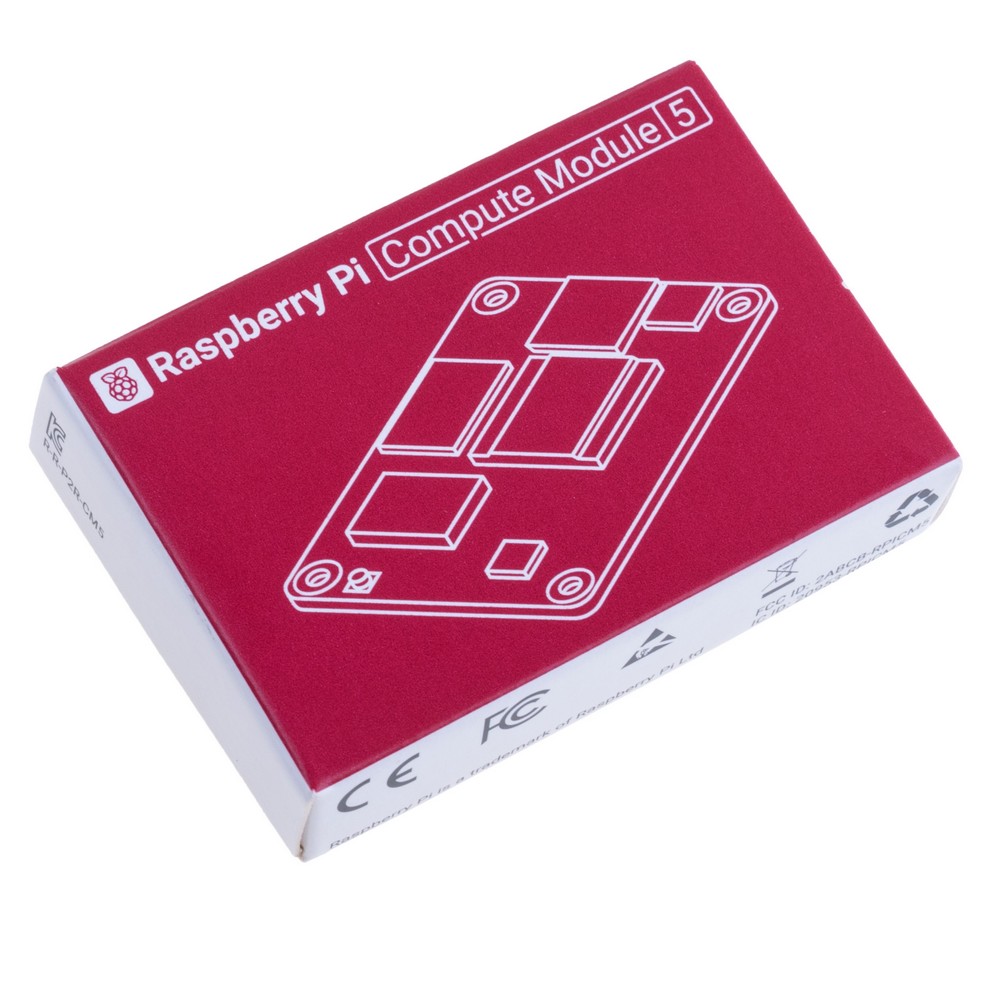 Raspberry Pi Compute Module 5 "CM5" 2GB RAM/32GB eMMC, Wi-Fi, CM5102032 Raspberry Pi Compute Module 5 "CM5" 2GB RAM/32GB eMMC, Wi-Fi, CM5102032