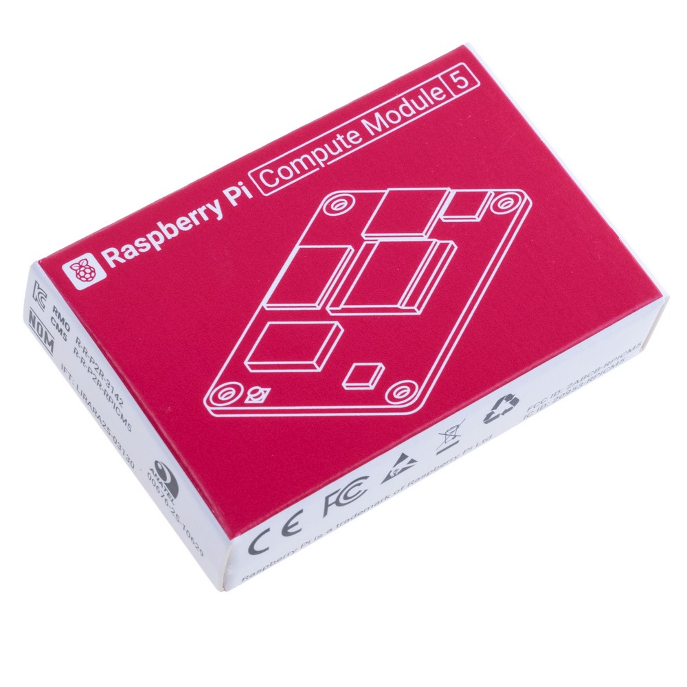 Raspberry Pi Compute Module 5 "CM5" 8GB RAM/16GB eMMC, Wi-Fi, CM5108016 Raspberry Pi Compute Module 5 "CM5" 8GB RAM/16GB eMMC, Wi-Fi, CM5108016