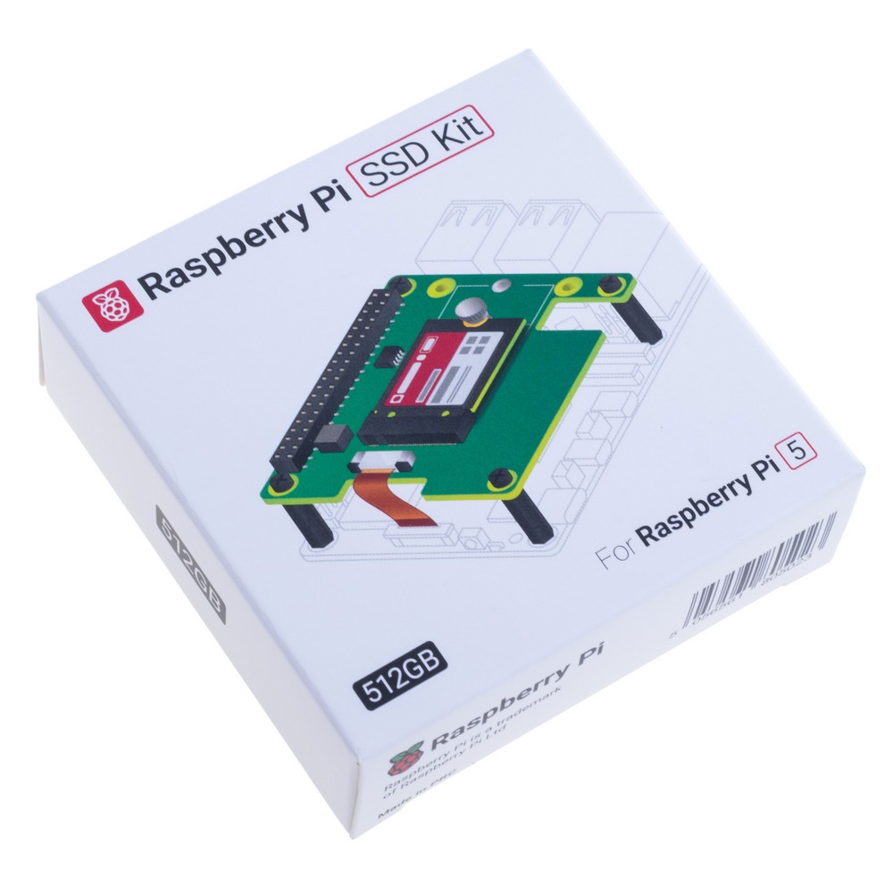 Erweiterungsmodul RASPBERRY PI HAT+ SSD Kit for Raspberry Pi 5 512GB SC1676 Erweiterungsmodul RASPBERRY PI HAT+ SSD Kit for Raspberry Pi 5 512GB SC1676