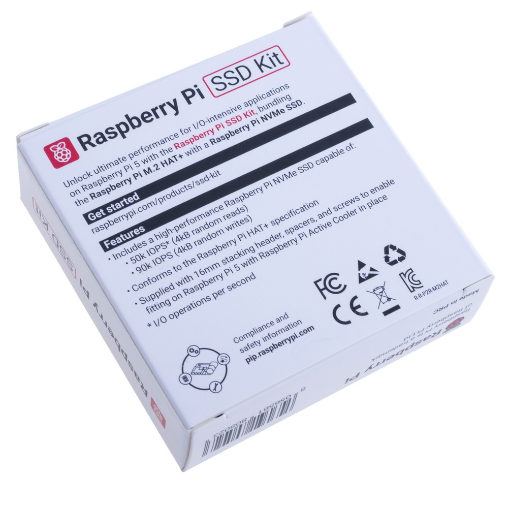 Erweiterungsmodul RASPBERRY PI HAT+ SSD Kit for Raspberry Pi 5 512GB SC1676 Erweiterungsmodul RASPBERRY PI HAT+ SSD Kit for Raspberry Pi 5 512GB SC1676