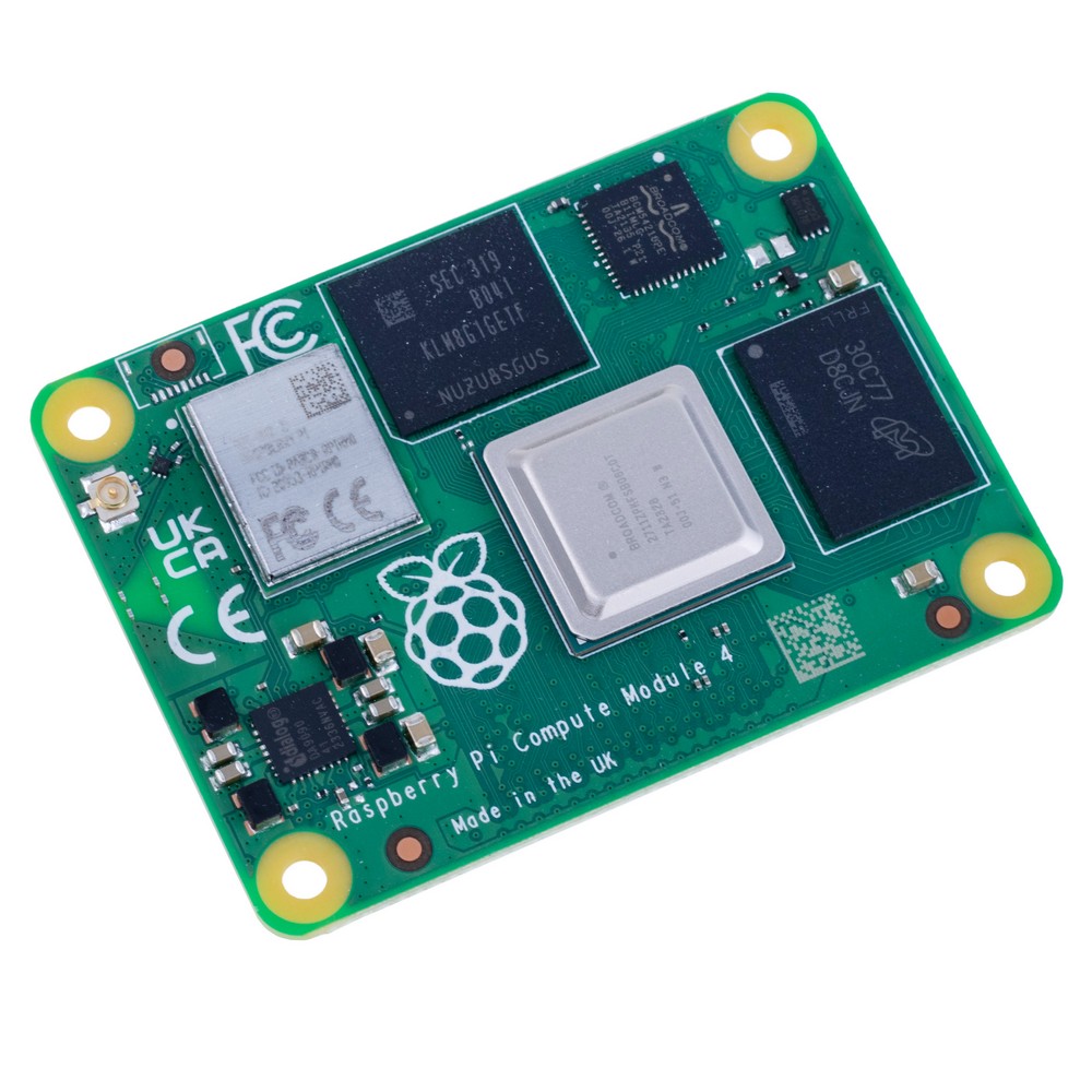 Мікрокомп'ютер Raspberry Pi Compute Module 4, 8GB RAM, 8GB eMMC з Wi-Fi (CM4108008) Мікрокомп'ютер Raspberry Pi Compute Module 4, 8GB RAM, 8GB eMMC з Wi-Fi (CM4108008)