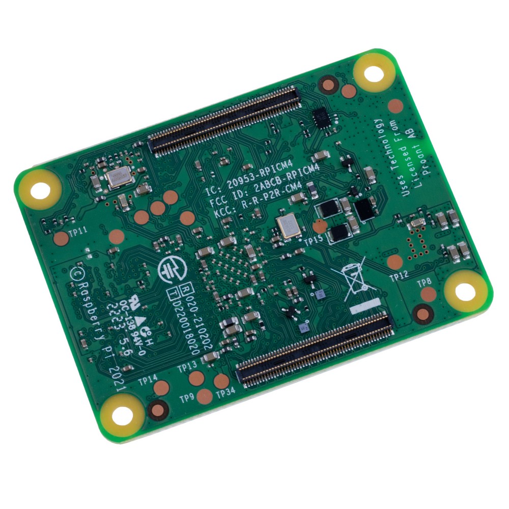 Мікрокомп'ютер Raspberry Pi Compute Module 4, 8GB RAM, 8GB eMMC з Wi-Fi (CM4108008) Мікрокомп'ютер Raspberry Pi Compute Module 4, 8GB RAM, 8GB eMMC з Wi-Fi (CM4108008)