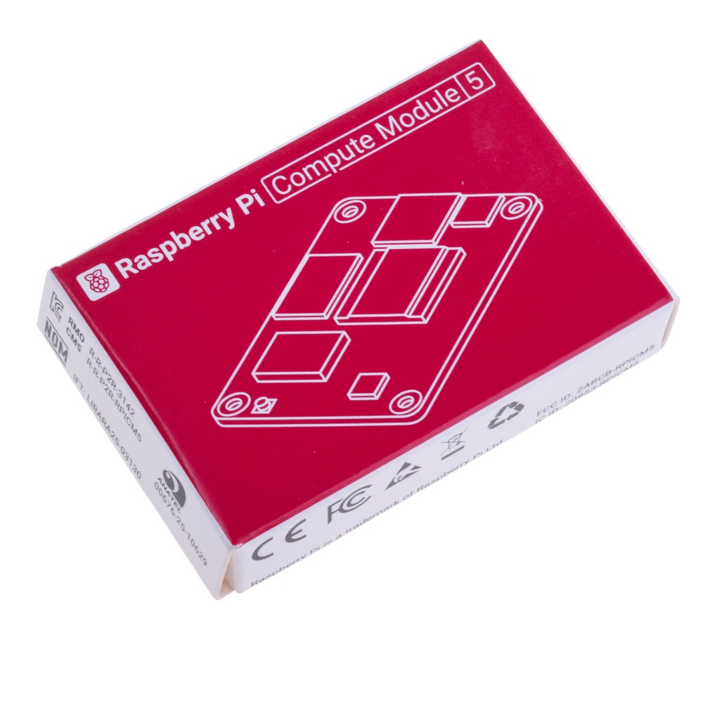Raspberry Pi Compute module 5 "CM5", 8GB RAM/64GB eMMC, ohne Wi-Fi, CM5008064