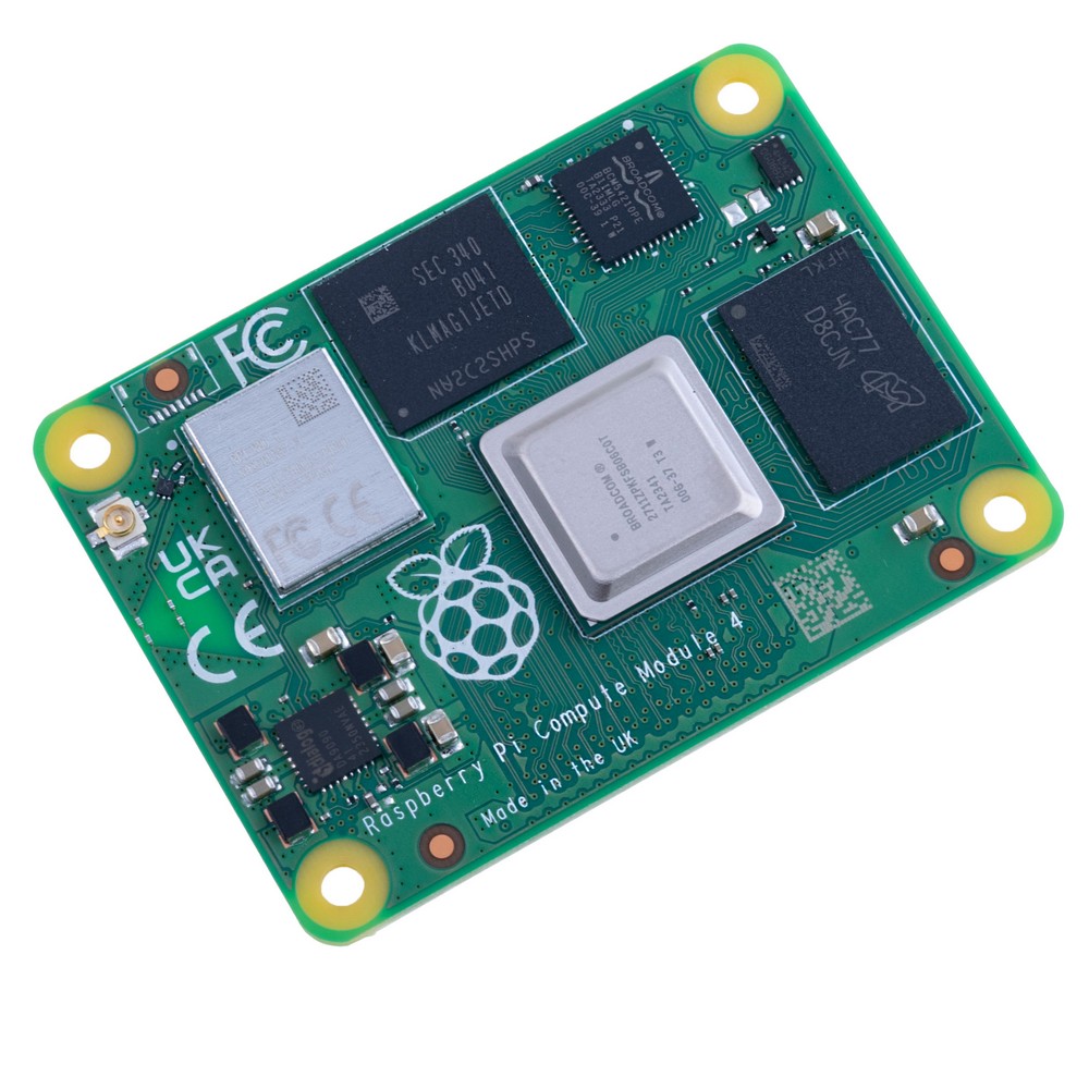 Mikrocomputer Raspberry Pi Compute Module 4, 8GB RAM, 16GB eMMC mit Wi-Fi (CM4108016) Mikrocomputer Raspberry Pi Compute Module 4, 8GB RAM, 16GB eMMC mit Wi-Fi (CM4108016)
