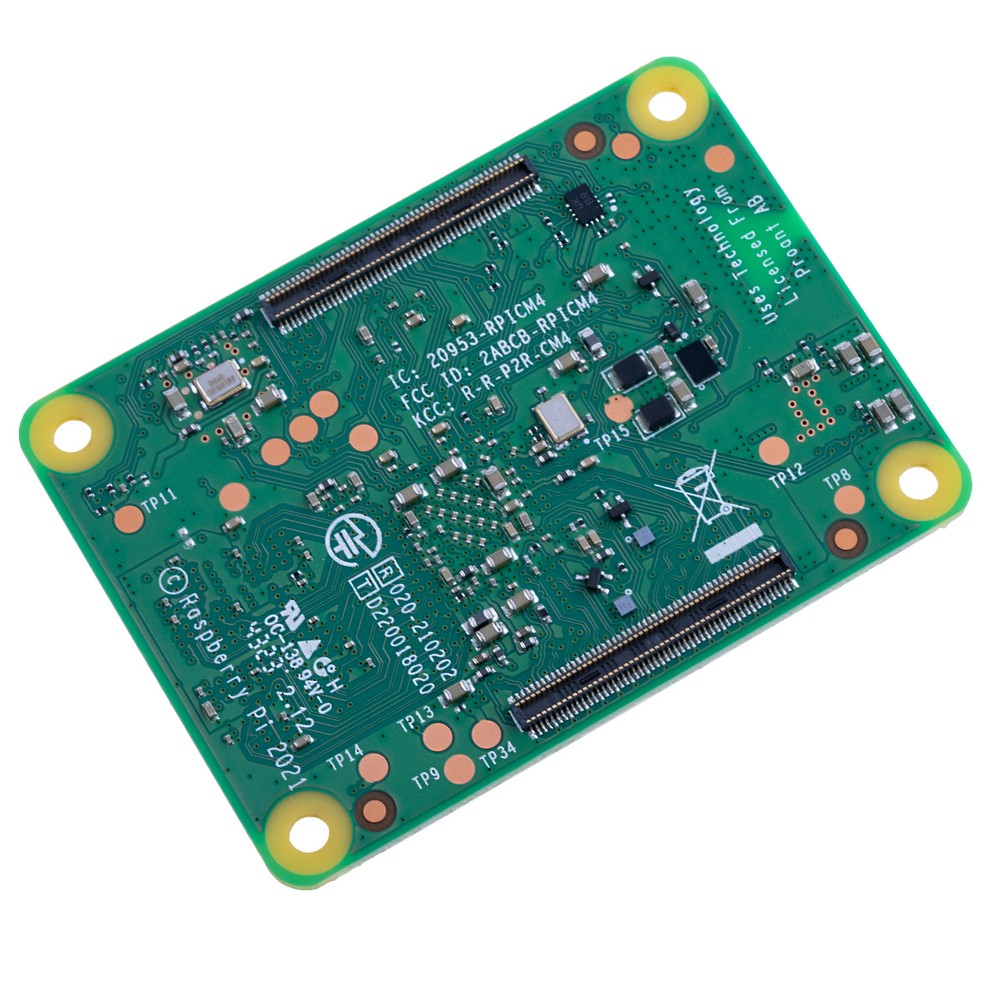 Mikrocomputer Raspberry Pi Compute Module 4, 8GB RAM, 16GB eMMC mit Wi-Fi (CM4108016) Mikrocomputer Raspberry Pi Compute Module 4, 8GB RAM, 16GB eMMC mit Wi-Fi (CM4108016)