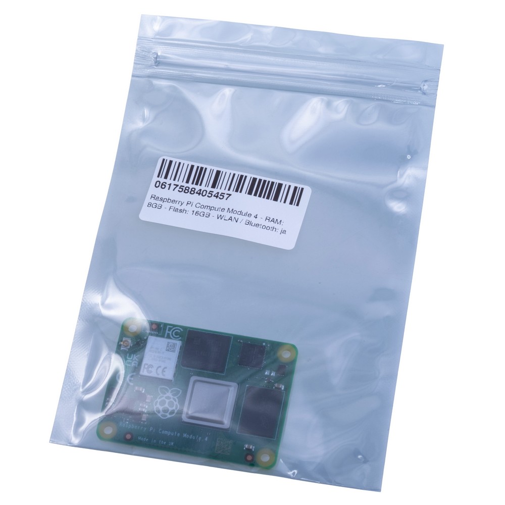 Mikrocomputer Raspberry Pi Compute Module 4, 8GB RAM, 16GB eMMC mit Wi-Fi (CM4108016) Mikrocomputer Raspberry Pi Compute Module 4, 8GB RAM, 16GB eMMC mit Wi-Fi (CM4108016)