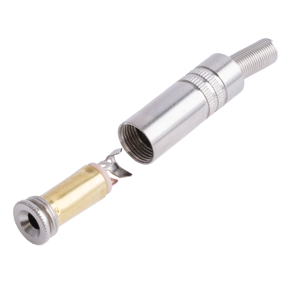 Разъем Jack 3.5mm stereo на кабель "мама" (GT1-2008B)