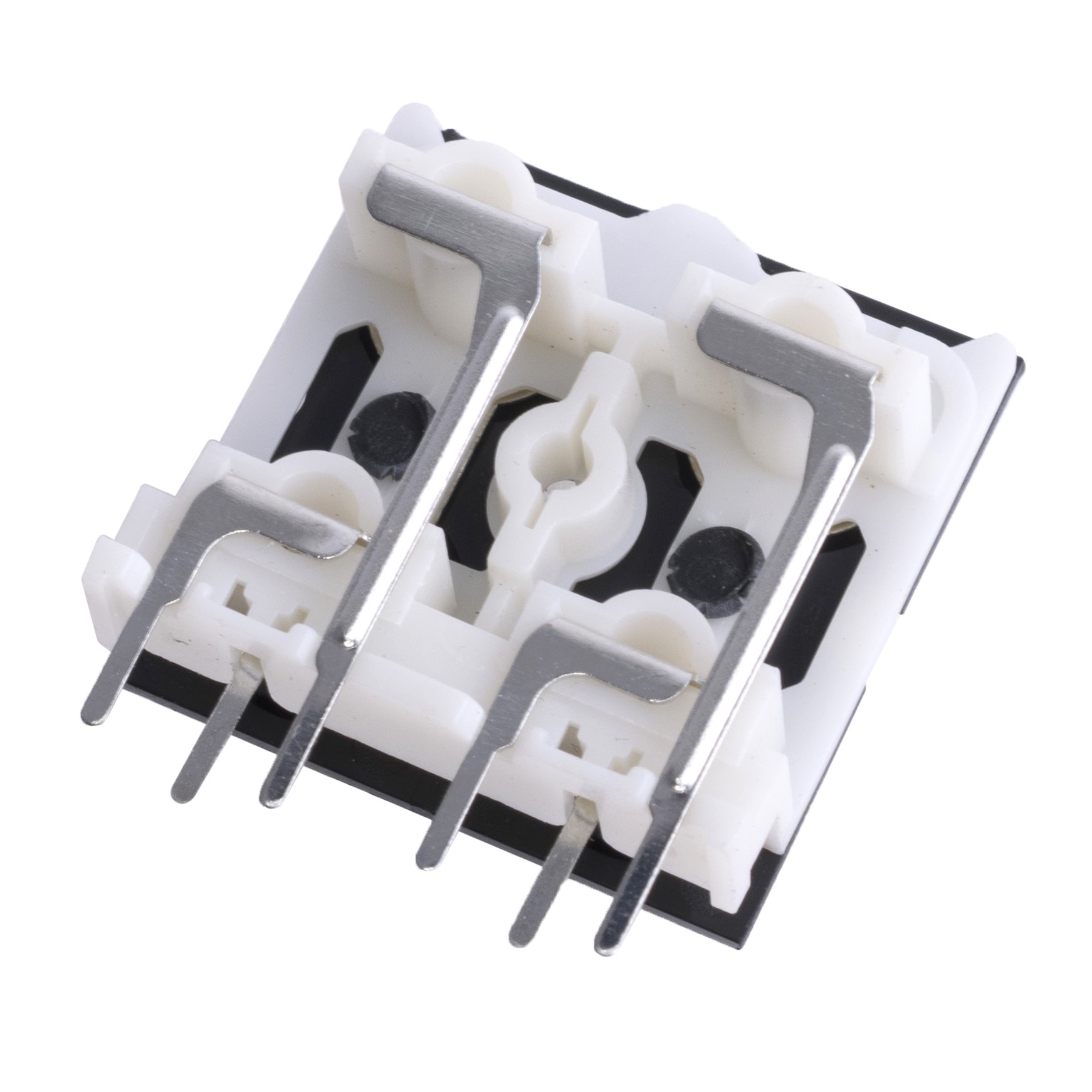 RCA колодка на 4 выходов (KLS1-RCA-401-T-WH-WH-RE-RE)