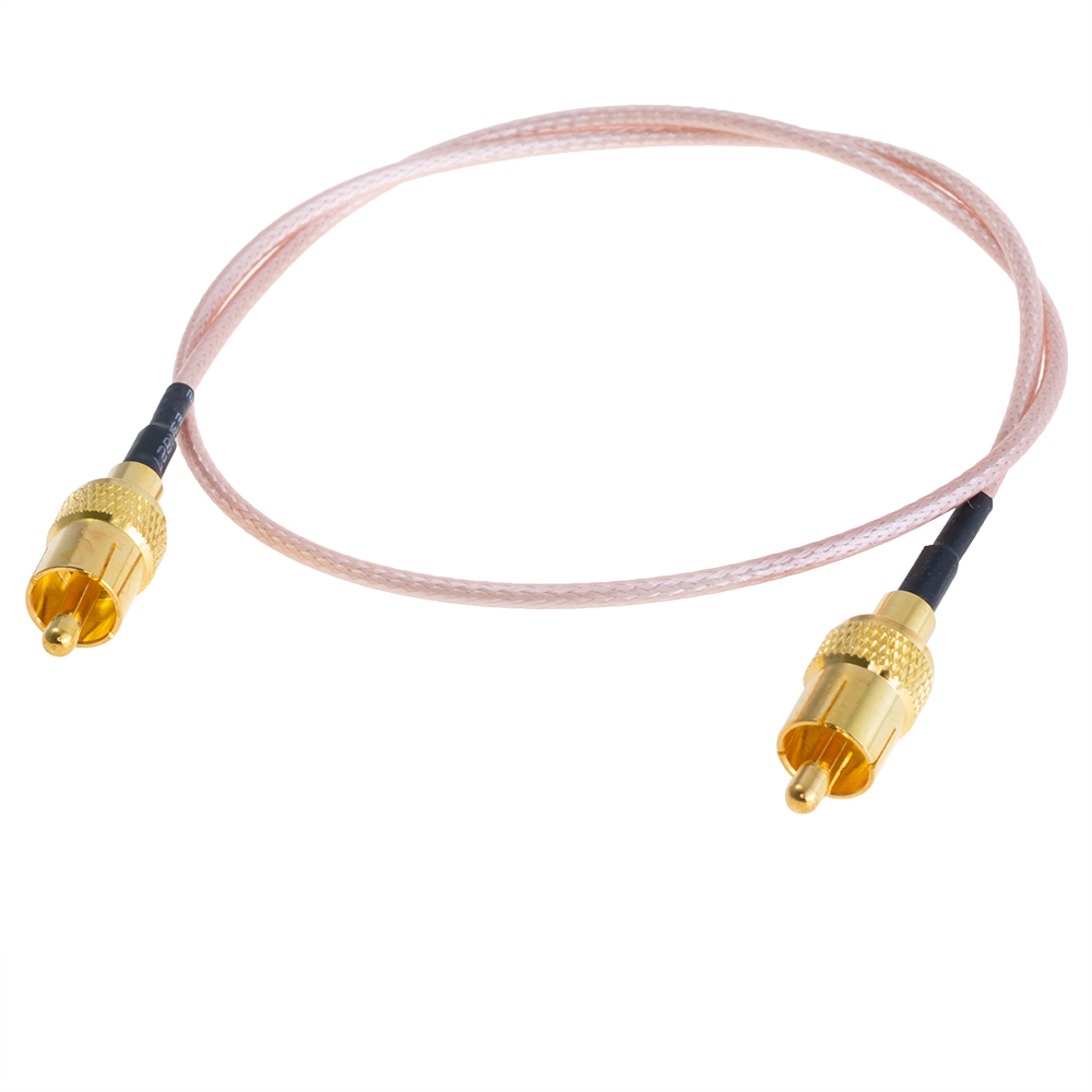 RCA-M на RCA-M на проводе RG316 50cm RCA-M на RCA-M на проводе RG316 50cm