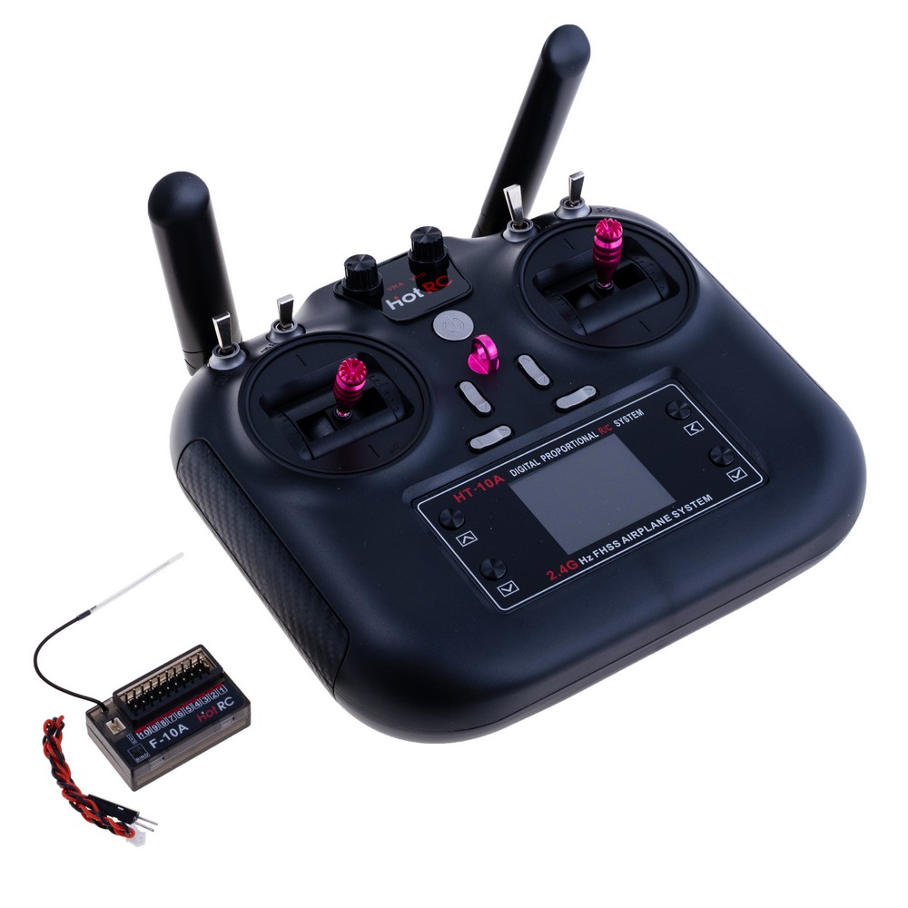 RC Апаратура радіокерування 10 каналів "пульт" Mode2, Hot RC HT-10A 2.4Ghz RC Апаратура радіокерування 10 каналів "пульт" Mode2, Hot RC HT-10A 2.4Ghz