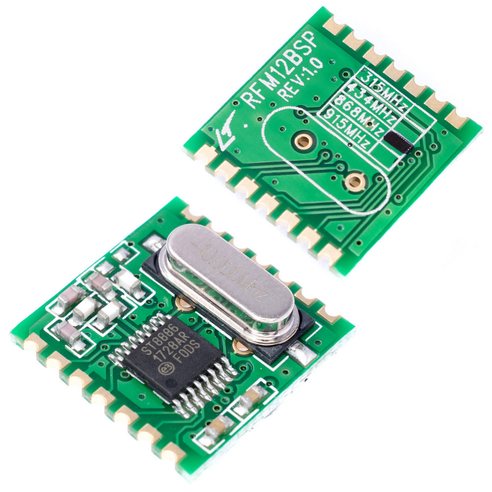 RFM12B-868S1P Funkmodul HopeRF Sende-Empfangsmodul 868MHz FSK 3,3V (Migrate to RFM63W/RFM64W/RFM69W)