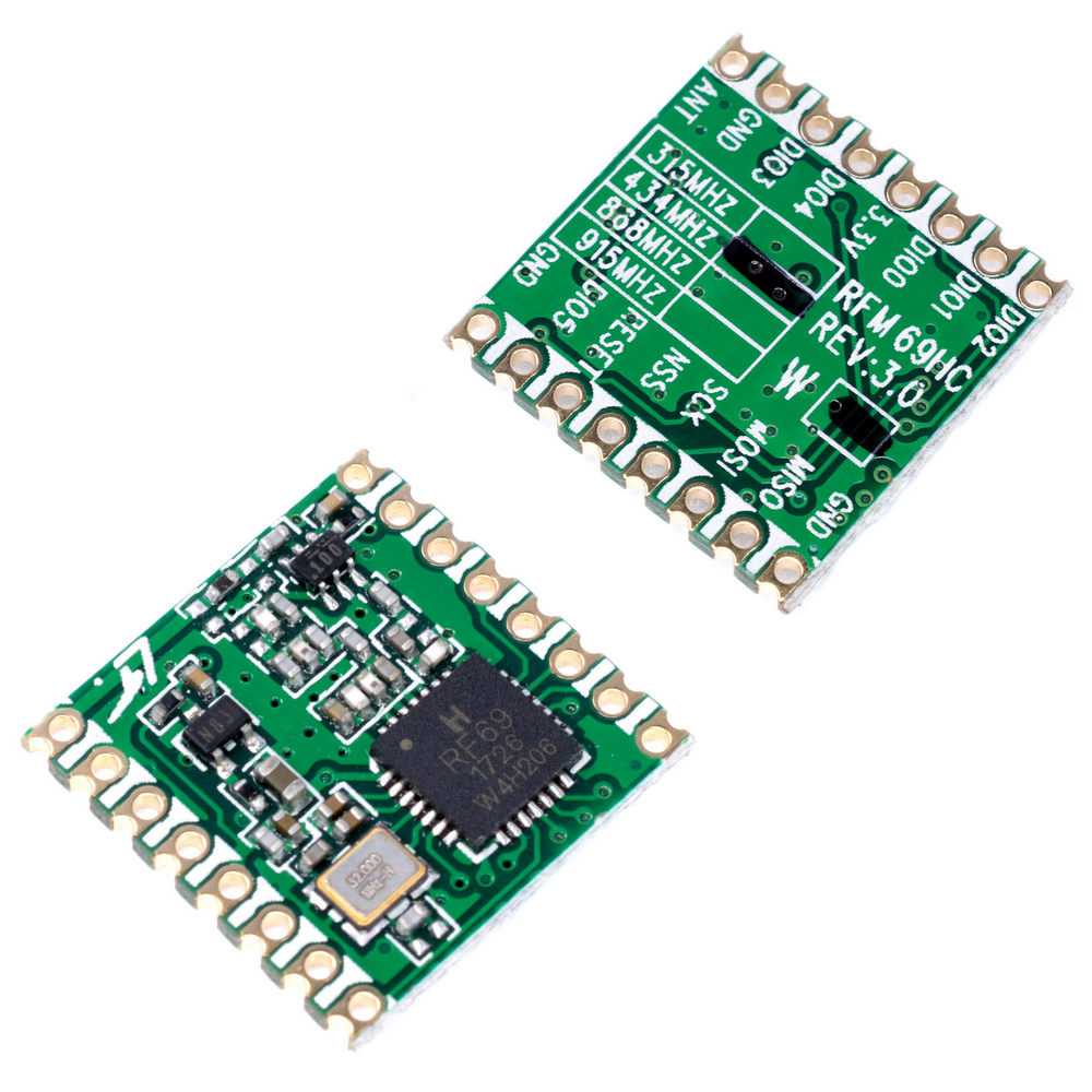 RFM69HCW-433-S2 HopeRF 433MHz Funkmodul ISM Transceiver +20 dBm FSK SPI