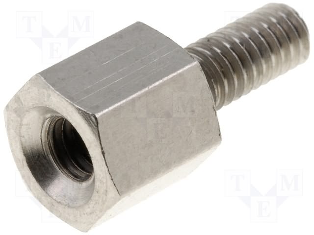 RI-HTSB-M25-5-5 (Abstandshalter mit Gewinde; Messing; 5мм; Innen.Gewinde: M2,5) RI-HTSB-M25-5-5 (Abstandshalter mit Gewinde; Messing; 5мм; Innen.Gewinde: M2,5)