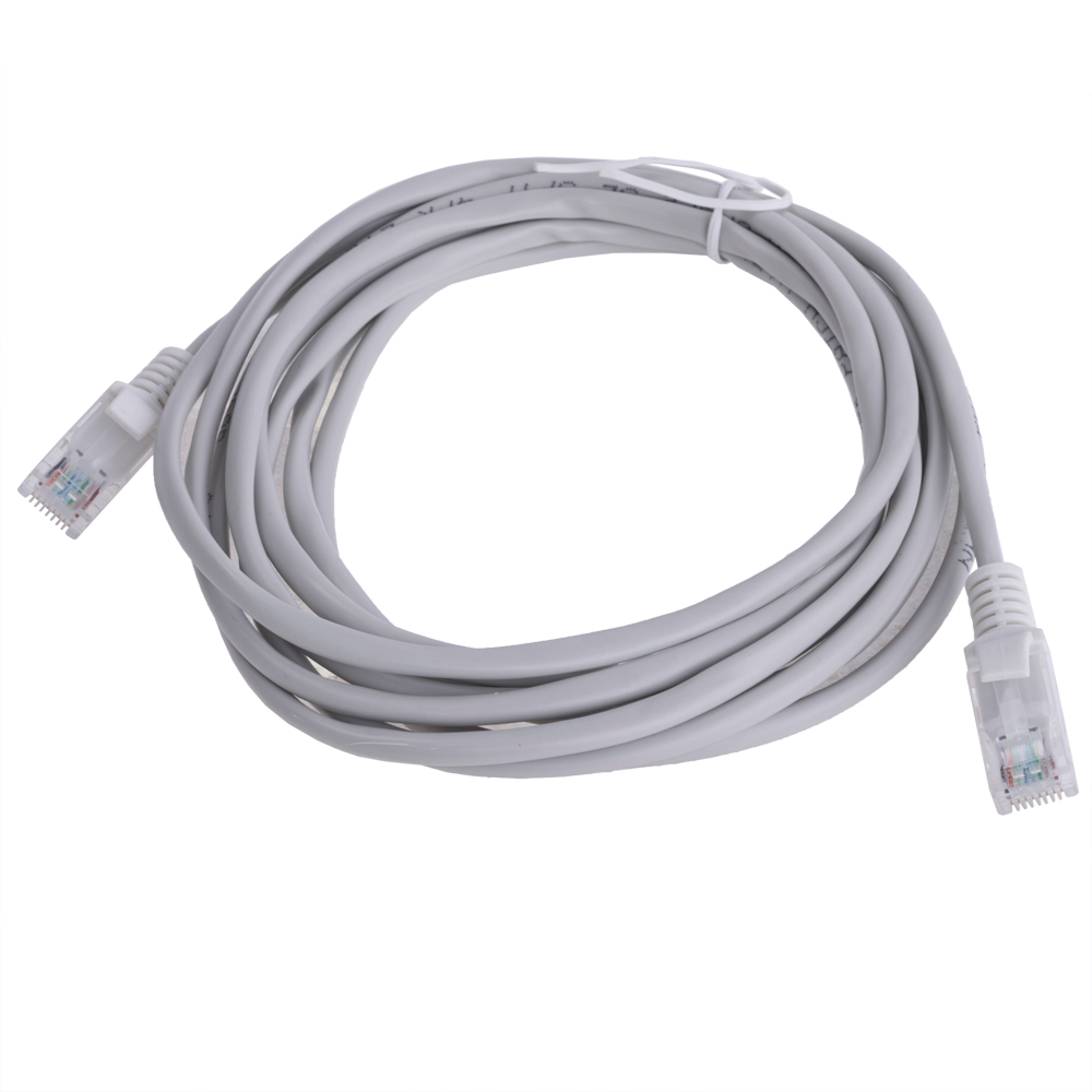 Патч-корд литой RITAR, CCA, UTP, RJ45, Cat.5e, 3m, серый Q300