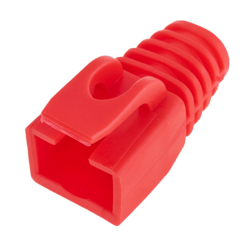 Ковпачок на RJ45 Cat6A/Cat7, червоний, для кабелю діаметром 6,5-7,5мм HT-H775RD-100 Ковпачок на RJ45 Cat6A/Cat7, червоний, для кабелю діаметром 6,5-7,5мм HT-H775RD-100