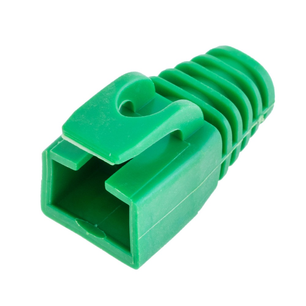 Ковпачок на RJ45 Cat6A/Cat7, зелений, для кабелю діаметром 6,5-7,5мм HT-H775GN-100 Ковпачок на RJ45 Cat6A/Cat7, зелений, для кабелю діаметром 6,5-7,5мм HT-H775GN-100