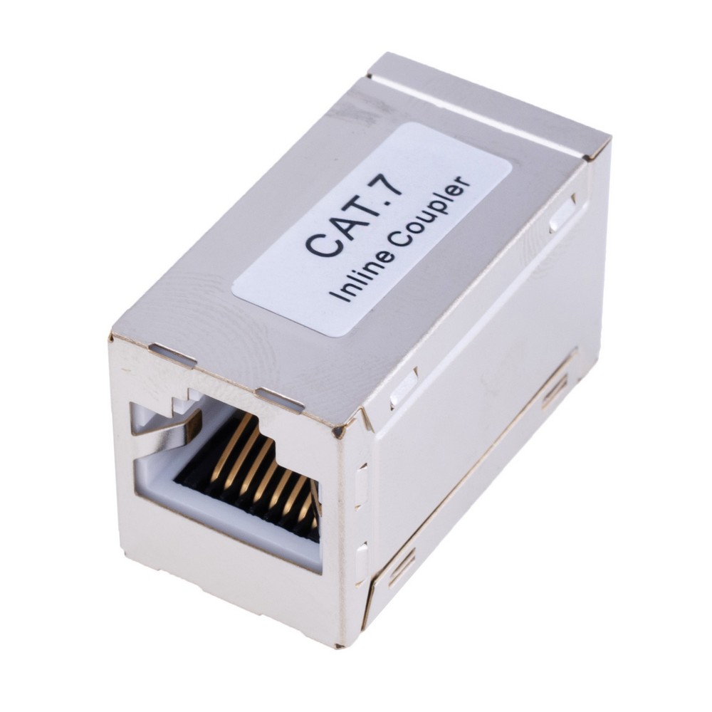 Адаптер RJ45 "мама", подовжувач мережевого провода 10Gbps Cat7 ZTC7-Z06