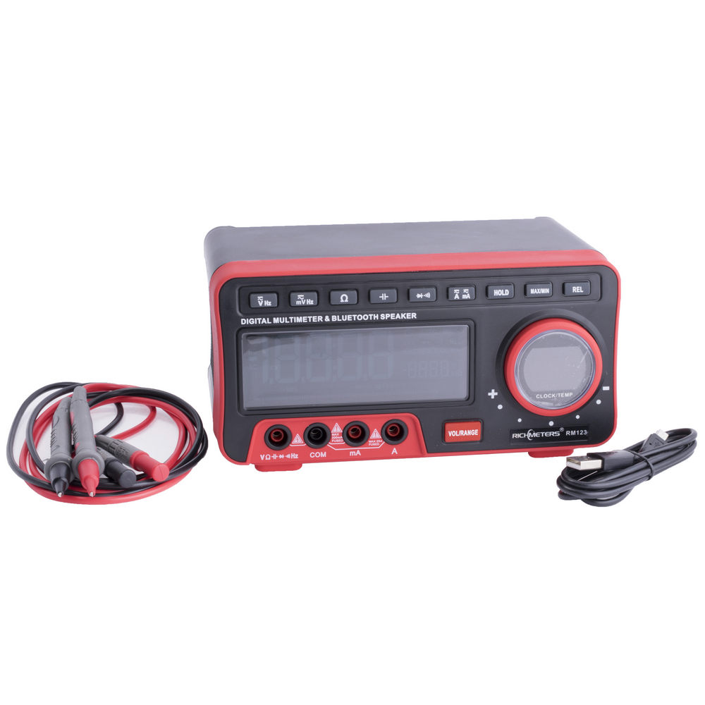 RM123 мультиметр + Bluetooth колонки 4W (Richmeters) RM123 мультиметр + Bluetooth колонки 4W (Richmeters)
