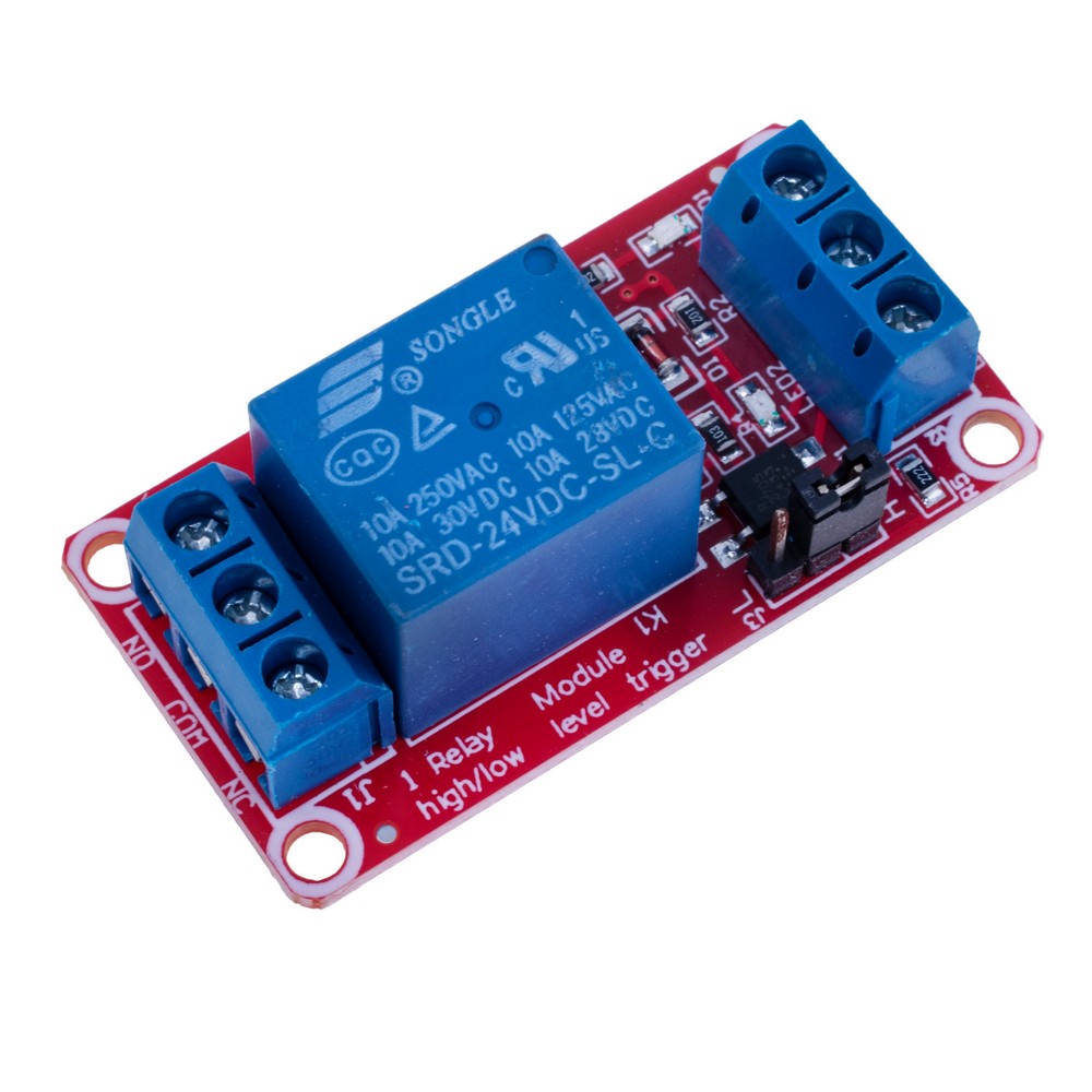 Relaismodul, 1 Kanal, 24V, mit Optokopplertrennung