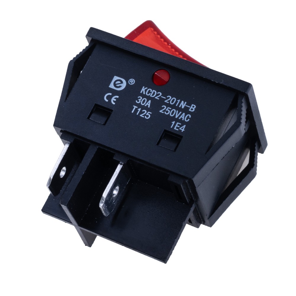 Перемикач Rocker KCD2-201N-B