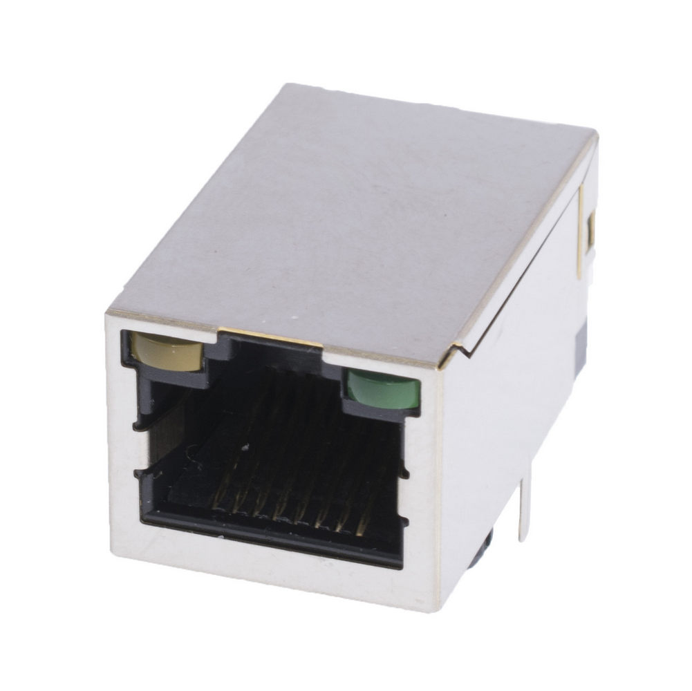 Steckdose RJ45 mit Transformator und LED (RJ45-TRAFO-LT) Steckdose RJ45 mit Transformator und LED (RJ45-TRAFO-LT)