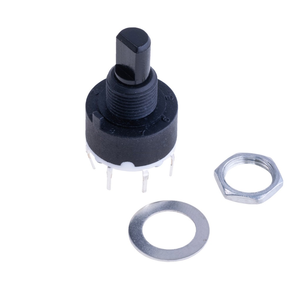 Перемикач RS16-1-8-15VP-D 1pole 8 postion Перемикач RS16-1-8-15VP-D 1pole 8 postion