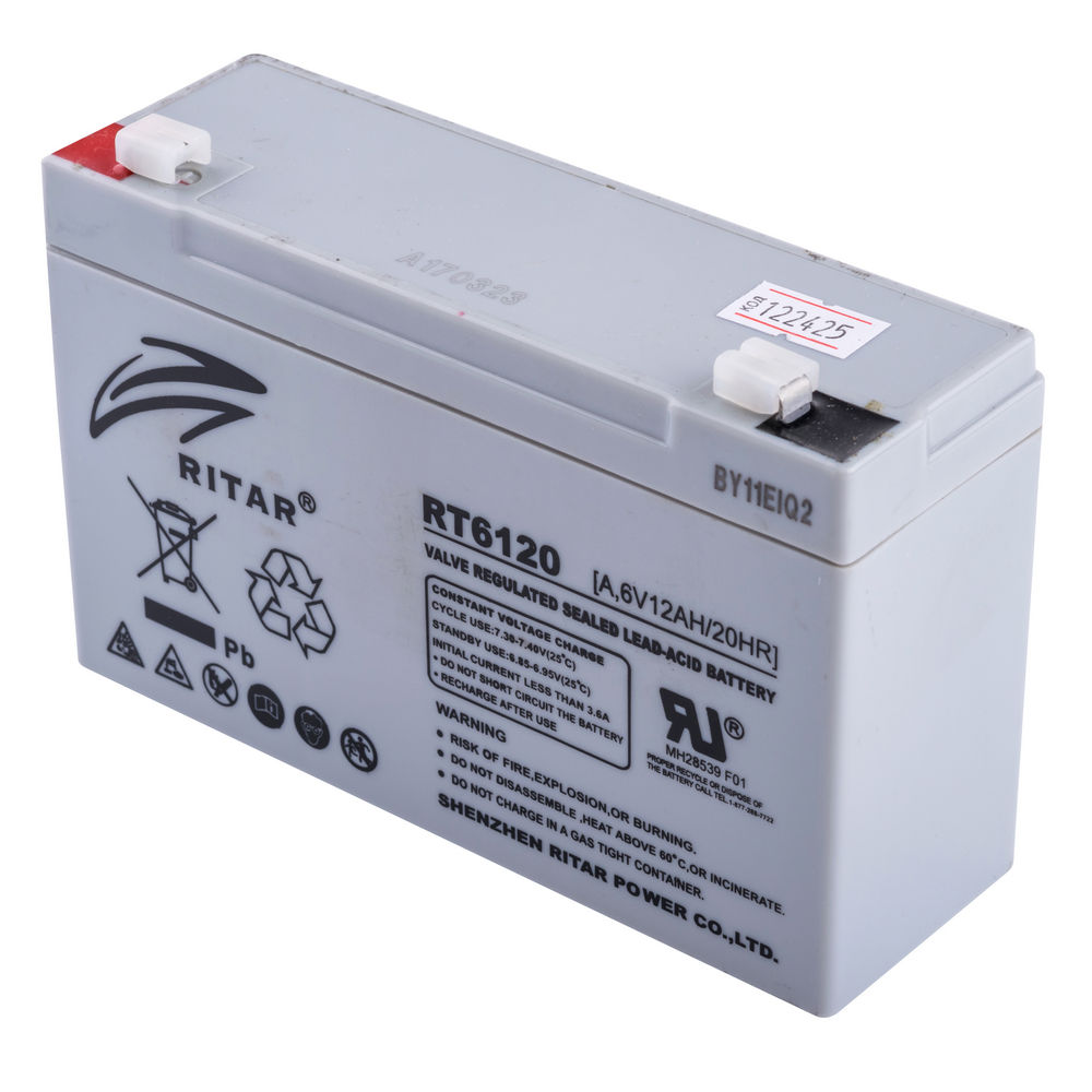 RT6120A, Blei-akku, 6V, 12Ah RT6120A, Blei-akku, 6V, 12Ah