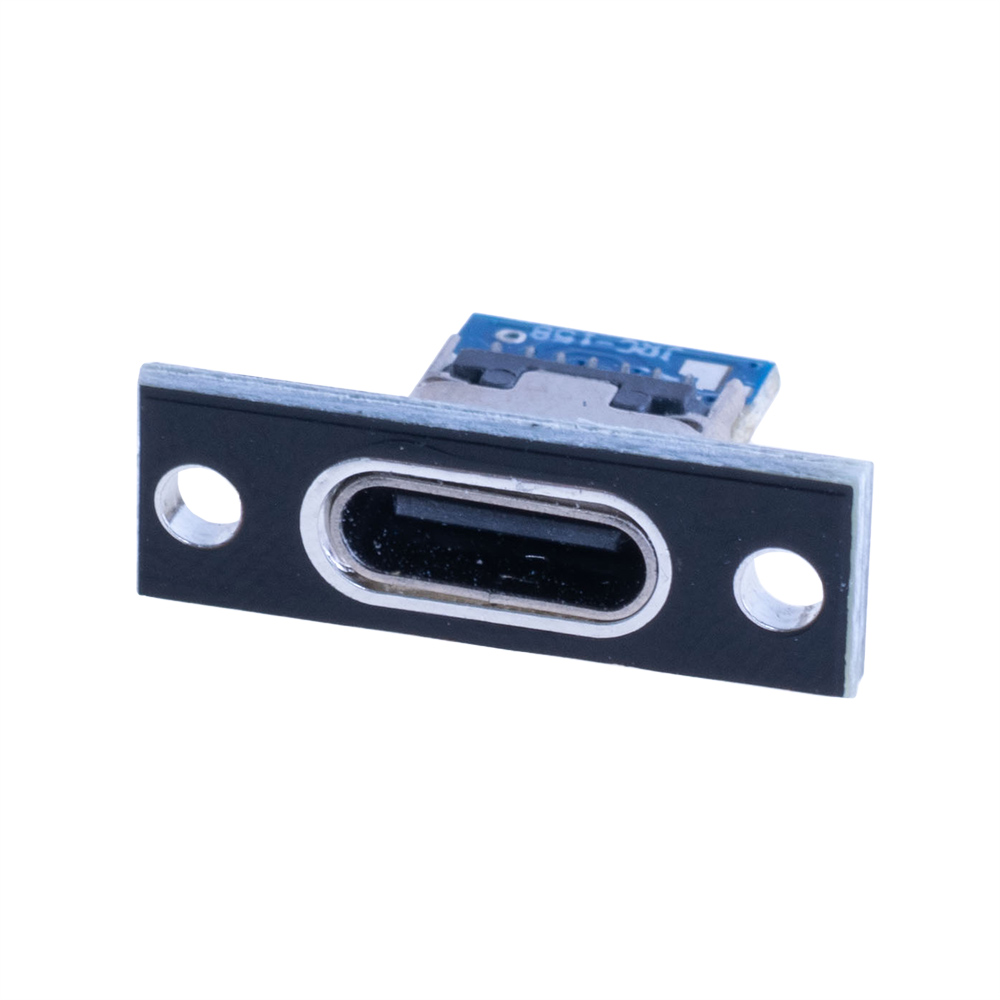 Роз'єм Type-C (5pin/5A, CR-24) на платі на панель Роз'єм Type-C (5pin/5A, CR-24) на платі на панель