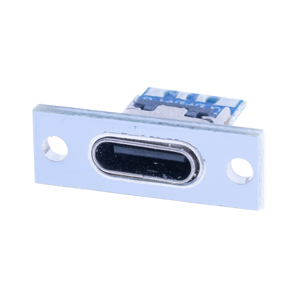 Роз'єм Type-C (5pin/5A, CR-85) на платі на панель Роз'єм Type-C (5pin/5A, CR-85) на платі на панель