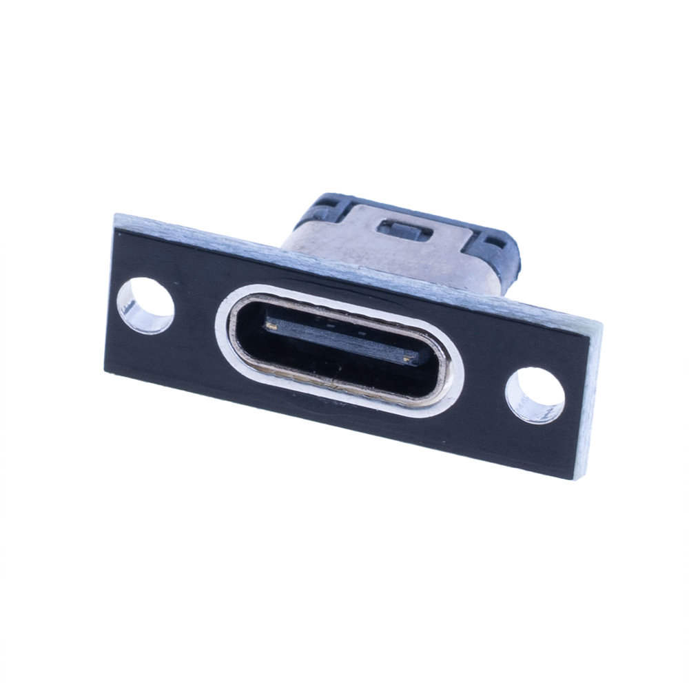 Роз'єм Type-C (6pin/5A, CR-19) на платі на панель Роз'єм Type-C (6pin/5A, CR-19) на платі на панель