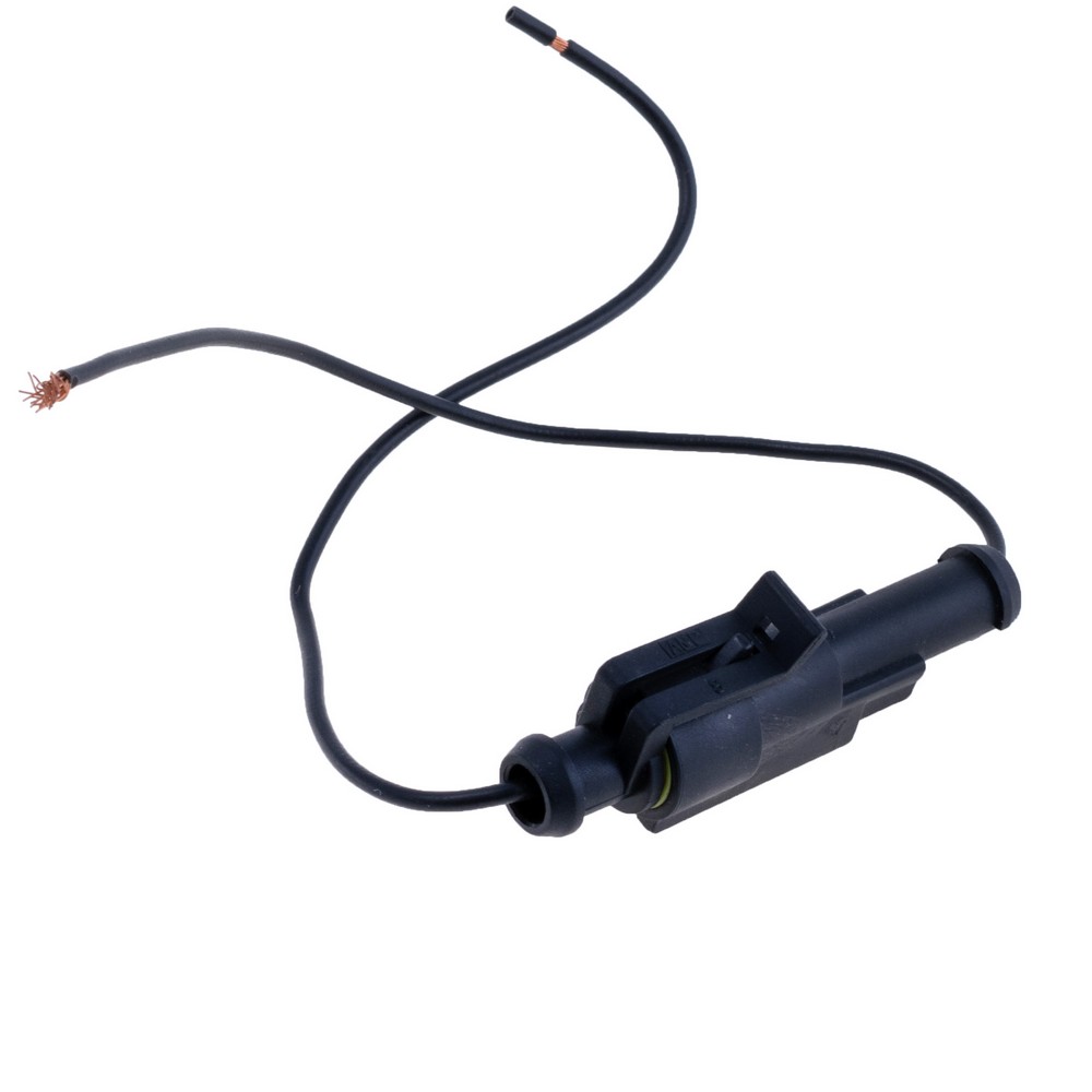 Steckverbinder у montiert auf 1 Kontakt mit Drähte (Stecker +Buchse) abgedichtet