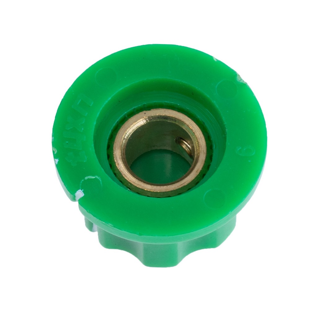 Ручка для потенціометра зелена на вісь 6.35мм MF-A01P