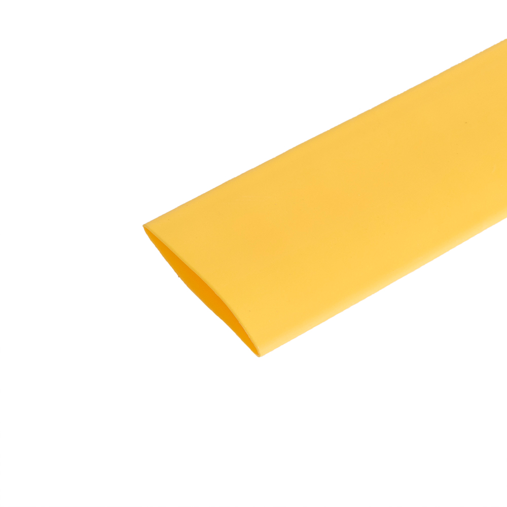 Термоусадочная трубка 12мм желтая(термоусадка 12,0мм) (SB-RSFR-H | 12 | 12/6mm)