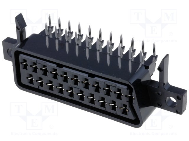 SCART-17 Typ:SCART; Steckdose; "Weibchen"; eckig; THT,auf Platte SCART-17 Typ:SCART; Steckdose; "Weibchen"; eckig; THT,auf Platte