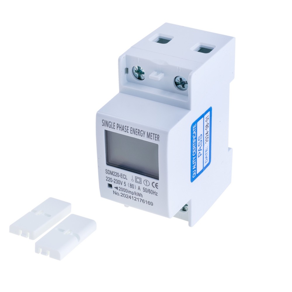 Single Phase Two Wire AC 220V 230V 50Hz/60Hz LCD Digital Display Power Consumption Energy Electric Meter SDM220-ECL With backlight(TOMZN) Single Phase Two Wire AC 220V 230V 50Hz/60Hz LCD Digital Display Power Consumption Energy Electric Meter SDM220-ECL With backlight(TOMZN)