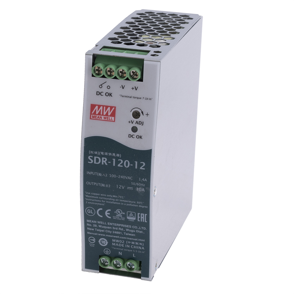 MeanWell DIN Hutschienennetzteil SDR-120-12 12V 10A 120W