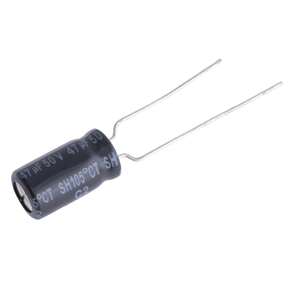 47uF 50V SH 6x11mm 105°C (SH050M0047A5S-0611-Yageo) (электролитический конденсатор)