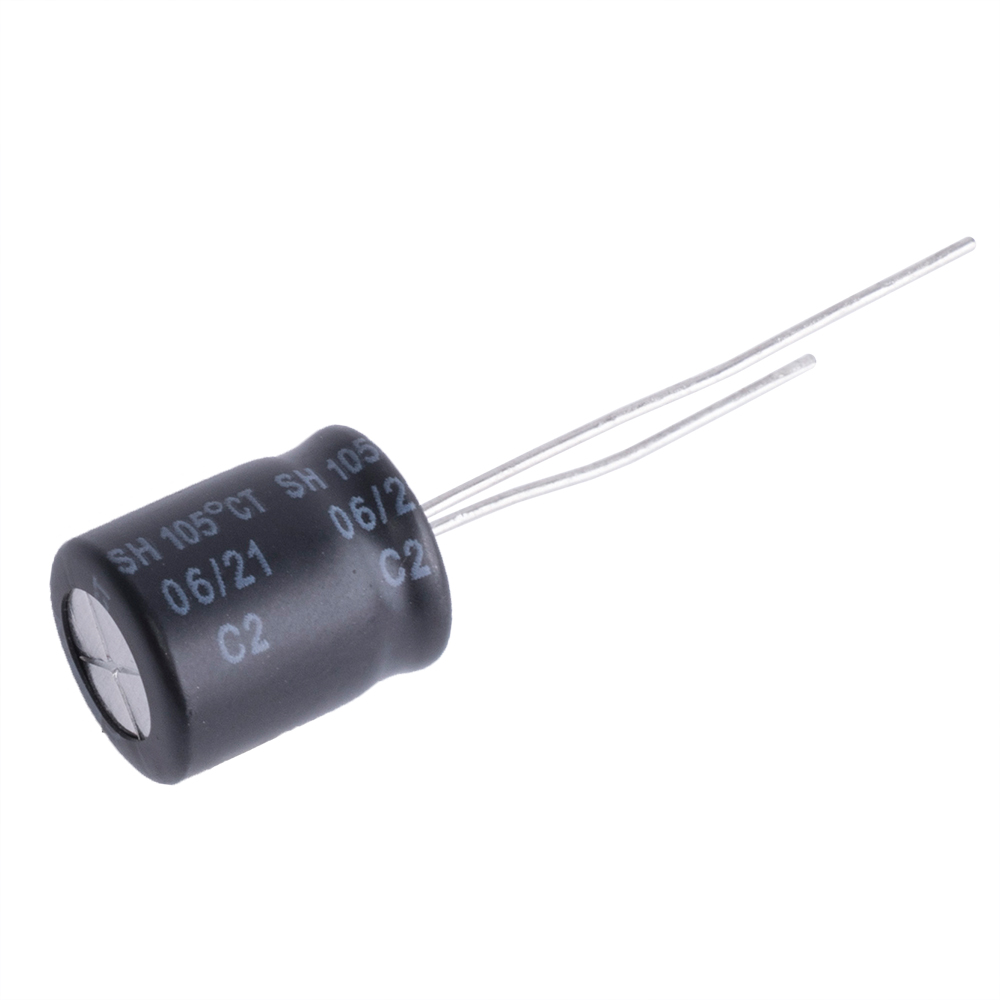 220uF 50V SH 10x12mm 105°C (SH050M0220A5S-1012-Yageo) (электролитический конденсатор)