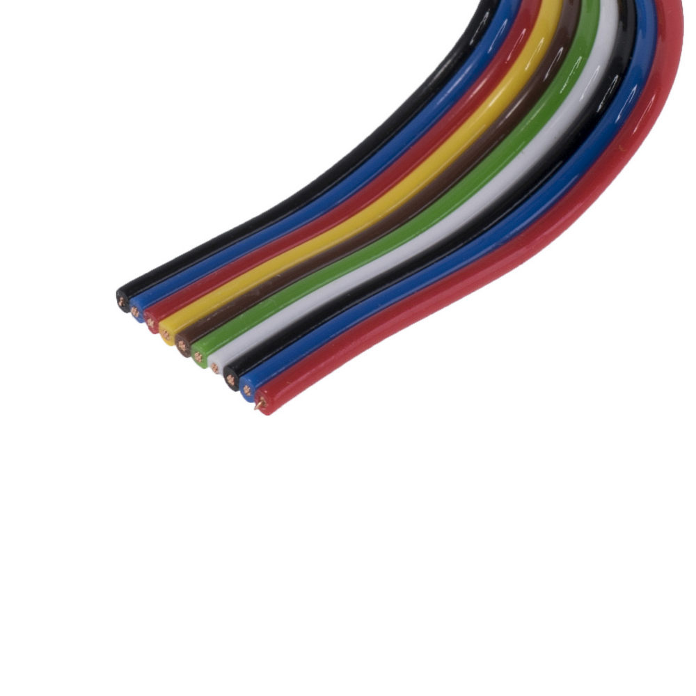 Flachbandkabel TLWY10/0.20-BQ Cable (querschnitt farbig 10х0,20mm2, Cu; PVC; 300V)