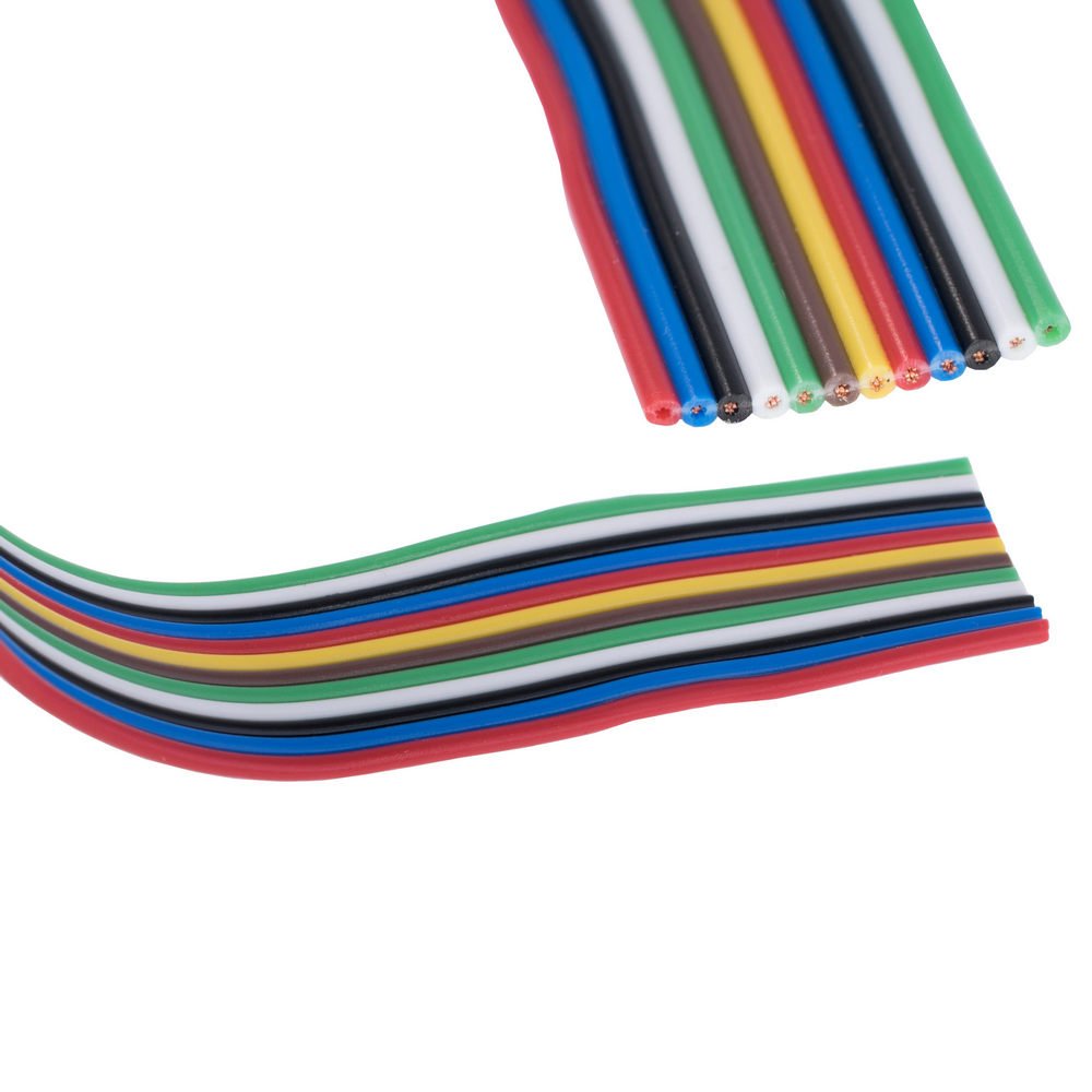 Flachbandkabel TLWY12/0.20-BQ Cable (Flachbandkabel farbig 12х0,20mm2, Cu; PVC; 300V)