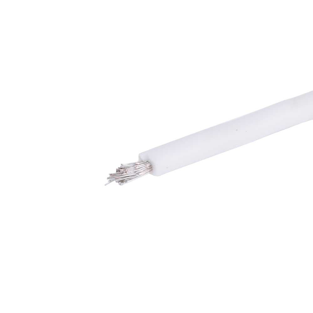 SIL-0.50-WHITE (20AWG) провод в силиконовой изоляции, белый