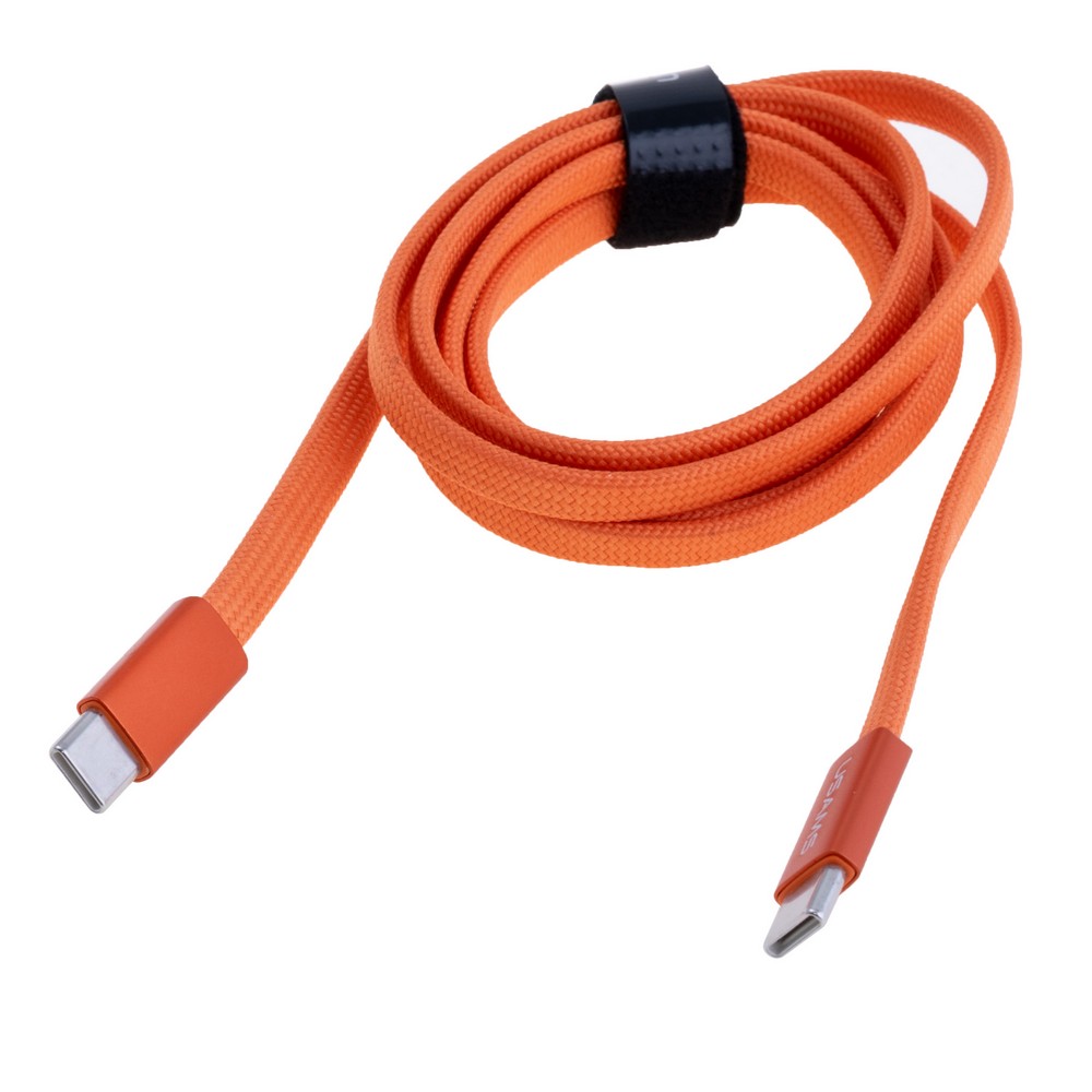 SJ783  U96 60W Type-C to Type-C Ultra-thin Charging & Data Cable (SJ783USB02 Orange – USAMS)