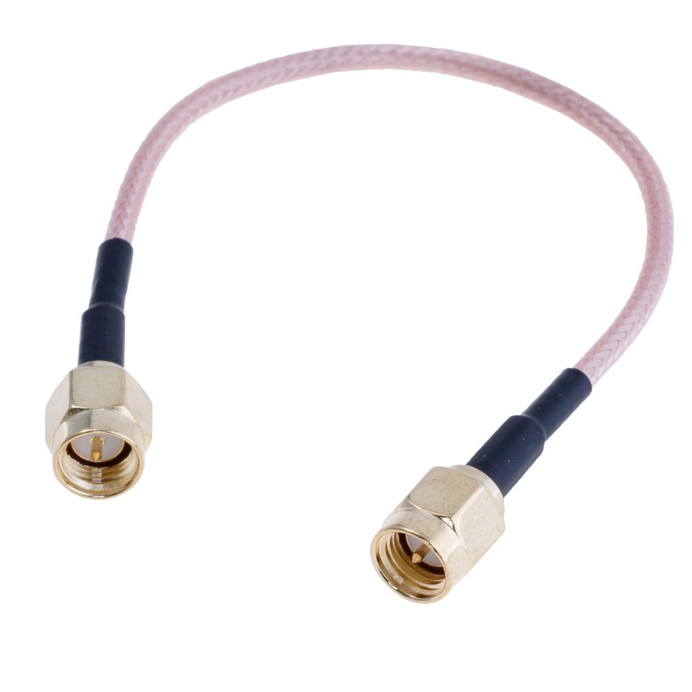 Перехідник SMA-M в SMA-M RG316 провід 15см. Перехідник SMA-M в SMA-M RG316 провід 15см.
