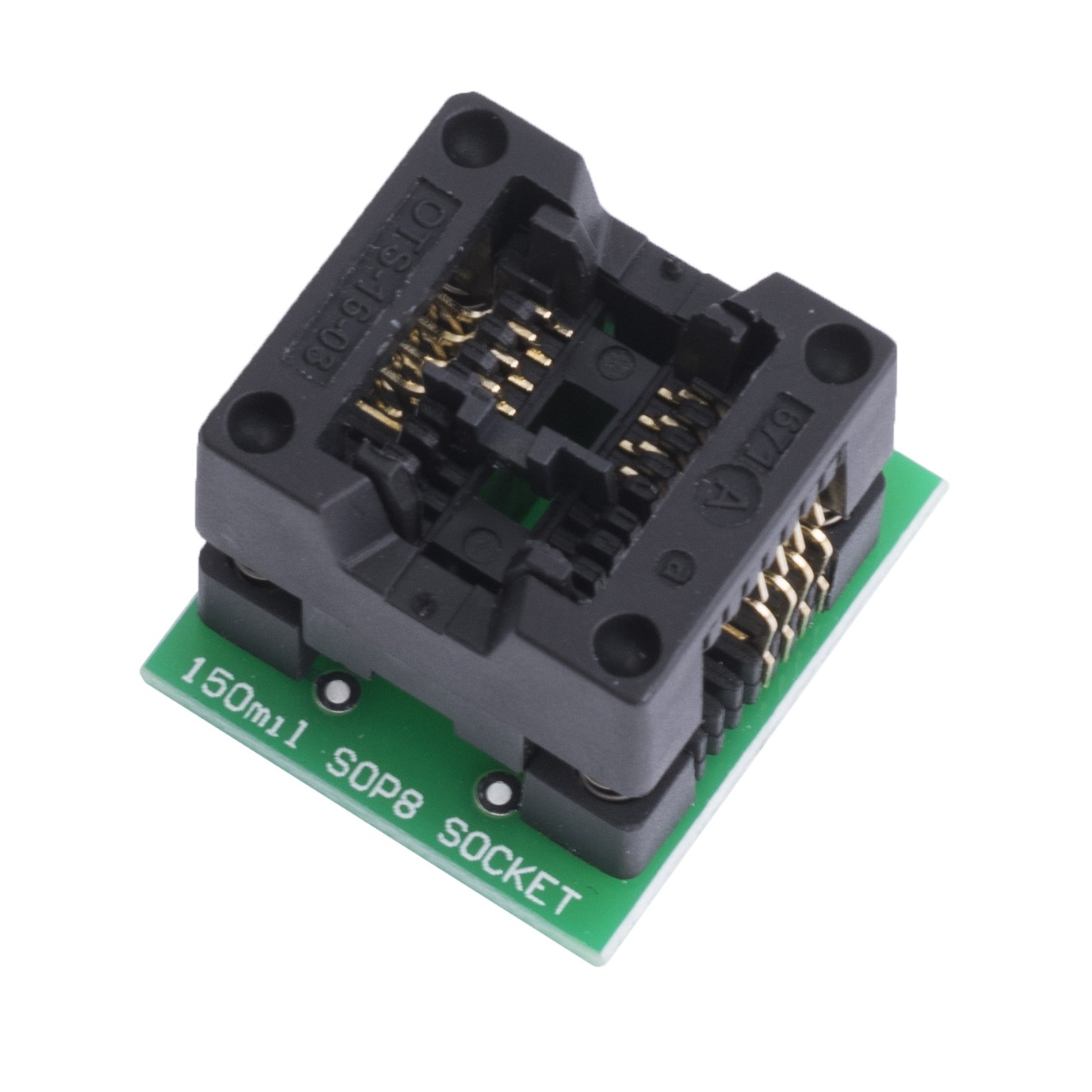 Adapter SO8/DIP für Programmierung (ZIF SO8/DIP8 150mil) Adapter SO8/DIP für Programmierung (ZIF SO8/DIP8 150mil)