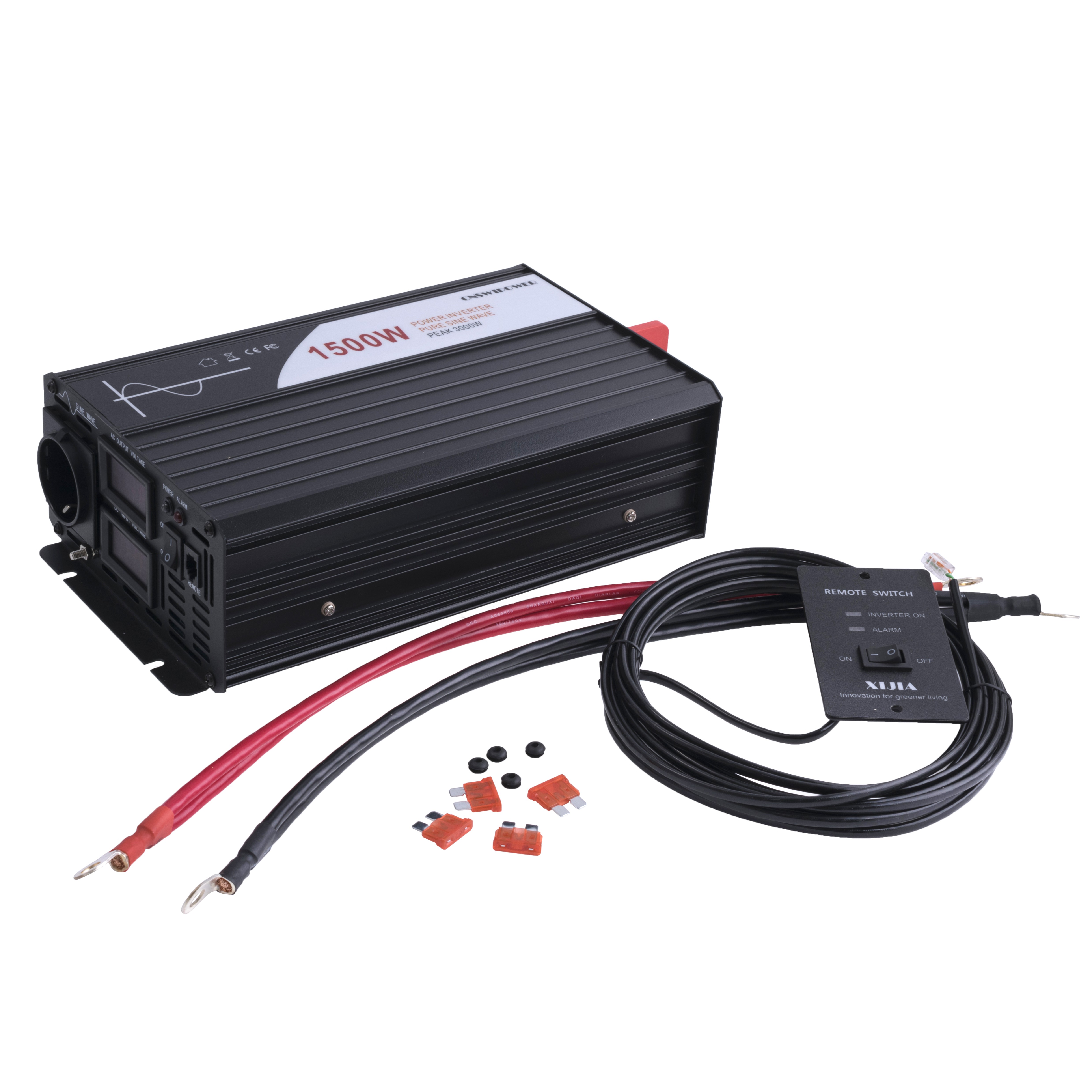 Инвертор 1500W 12V→230V чистая синусоида (SP-1500L12V – Swipower)